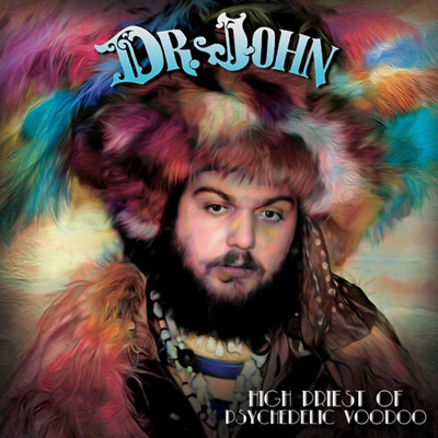 #ad Dr. John High Priest Of Psychedelic Voodoo Purple Yellow Green Vinyl Sealed $51.99