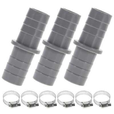 #ad 3 Sets Dishwasher Drain Hose Adapter Washer Drain Hose Coupler And Clamp $9.15