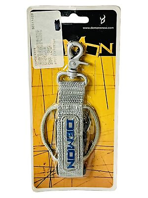 #ad Demon Snow Snowboard Performance Snap Leash Gray and Blue DS1746 New With Tags $13.90