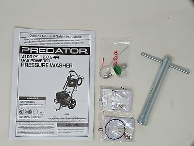 #ad Predator Pressure Washer Manual Nozzles High Altitude Kits Spark Plug Wrench $14.92