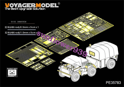 #ad Voyager 1 35 PE35783 US M792 GAMA GOAT 6X6 Ambulance Truck Detailing Set $26.39