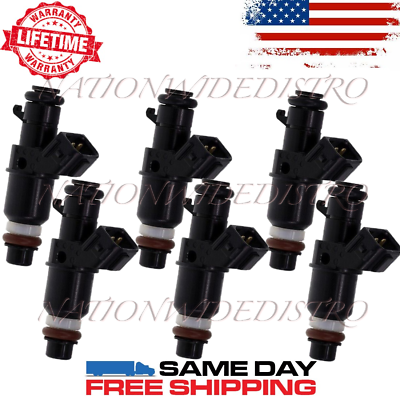 #ad 6x OEM Honda Fuel Injectors for 03 17 Honda Accord Acura MDX Saturn Vue 3.5L V6 $111.99