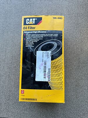 #ad QTY 1 OEM CAT Oil Filter 500 0483 Caterpillar Advanced High Efficiency $30.00
