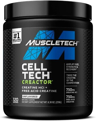 #ad #ad MuscleTech Cell Tech Creactor Creatine HCL Free ACID Creatine Unflavored $19.99