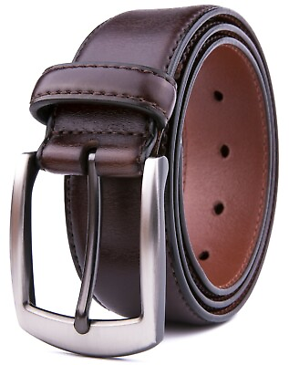 #ad Mens Belt Genuine Leather Belt for Men#x27;s Dress Jeans Golf Belt1.5quot; Width $15.99