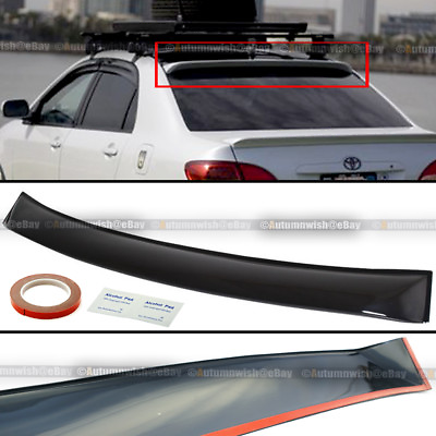 #ad For 09 13 Toyota Corolla Thin Verion Tinted Rear Window Roof Vent Visor Spoiler $42.98