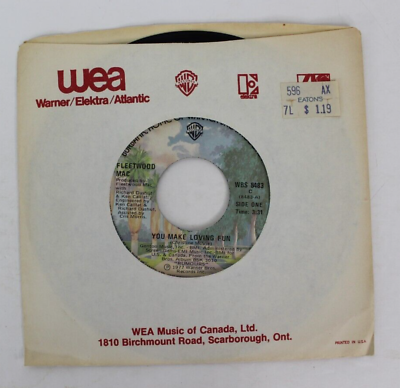 #ad FLEETWOOD MAC YOU MAKE LOVING EASY GOLD DUST WOMAN 1977 45 RPM WBS 8483 C $8.88