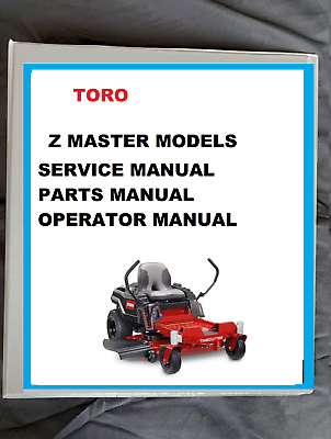 #ad Toro z master 3000 zero turn riding lawn mower shop Service Repair amp; part Manual $36.96