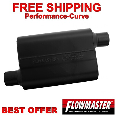 #ad Flowmaster Super 44 Series Muffler Performance Exhaust 2.5quot; O O 942548 $113.95