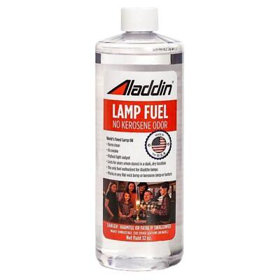 #ad Aladdin Clear Lamp Oil Fuel Kerosene Alternative for Flat Wick Lanterns 32 oz $153.94