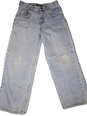 #ad Cherokee Husky Boys sz 10 10H 100% cotton light blue wash Jeans denim pants $9.85