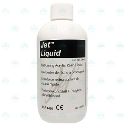 #ad Lang Jet Denture Repair Acrylic Resin Liquid Self Cure 8 oz 236 ml #1404 $42.50