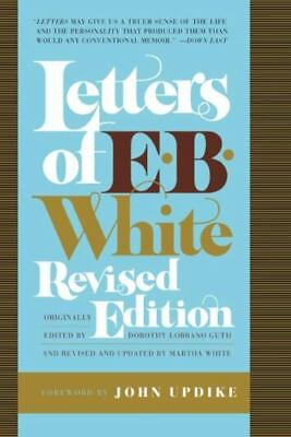 #ad Letters of E. B. White paperback White E. B $6.22
