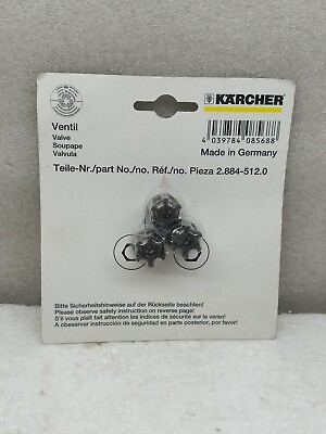 #ad Karcher 2.884 512.0 Valve Kit 3 Valves New $50.22