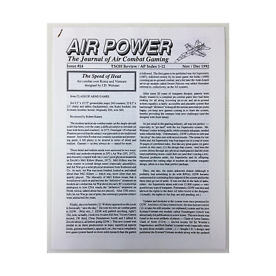 #ad Air Power Air Power Ma #24 quot;Speed of Heat Air Superiority DF and Ai Mag VG $28.00