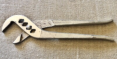 #ad Early Vintage Craftsman Water Pump Pliers w Non Slip Adjustment quot;N Squarequot; USA $12.99