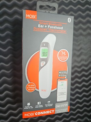 #ad MOBI Connect Smart Bluetooth Ear Forehead Dualscan Thermometer NEW IN BOX $34.90