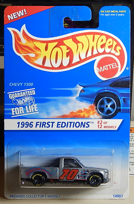 #ad 1986 Chevy C1500 Silverado Pickup Truck Hot Wheels 1996 367 First Editions $22.49