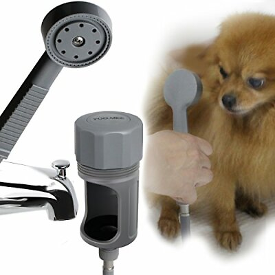 #ad Dog Shower Spray Hose Pet Bathtub Attachment Hairwash Clean Tub Faucet Diverter $35.99