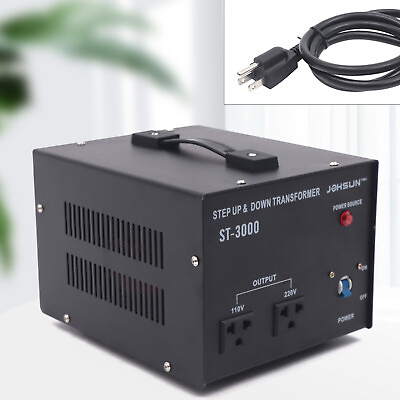 #ad Heavy Duty 3000 Watts 110 to 220 Electrical Power Voltage Converter Transformer $67.45