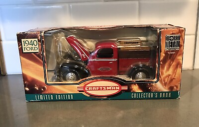 #ad 1940 Ford Pickup Collectors Bank Craftsman In Box Die cast $15.00