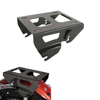 Black Solo Luggage Rack Mount Fit For Harley Tour Pak Road King Glide 2014 2023 #ad $82.00