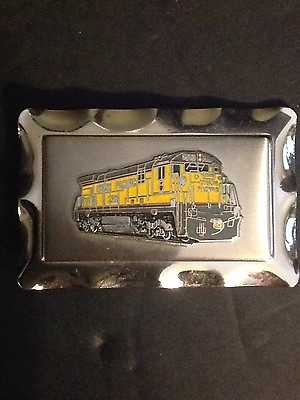 #ad Union Pacific Belt Buckle Union Pacific 2500 Silver Buckle $19.99