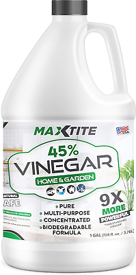 #ad 45% Strength Pure Concentrated Vinegar for Home amp; Garden Cleaning 9X Power Vineg $33.99