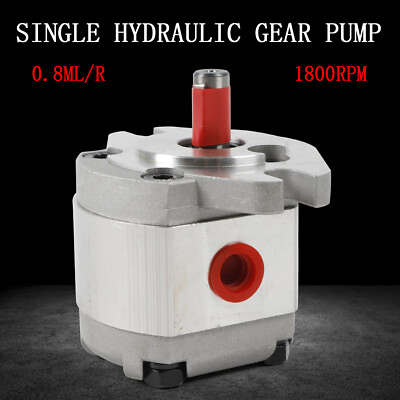 #ad Hydraulic Gear Pump Flat Key High Pressure Flange Mounting 4300RPM HGP 1A F0.8R $51.45