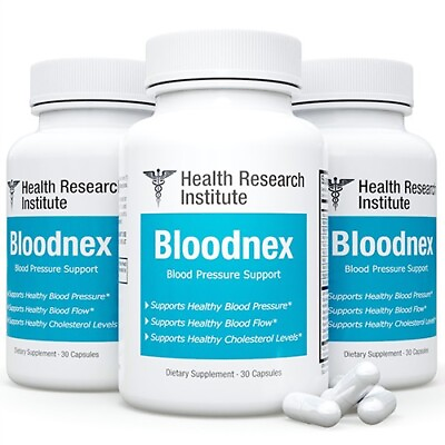 #ad Bloodnex Balanced Blood Pressure 3 Bottles 90 Capsules Official Bloodnex $179.99