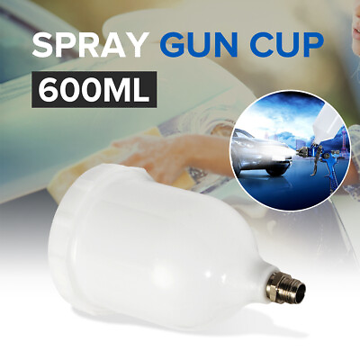 600ML Gravity Paint Spray Gun Cup Replacement For Devilbiss Pro Pri FLG #ad #ad $16.82