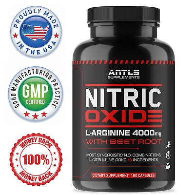 #ad Nitric Oxide L Arginine Pre WorkoutTestosterone BoosterMultivitamin Men#x27;sTest $29.99