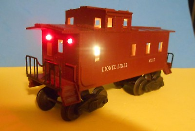 #ad O Scale Lionel lighted Caboose LED Lighting KIT using On board Battery amp; Switch $5.00