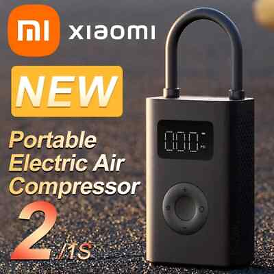 #ad Xiaomi Mijia Air Pump 2 Portable Electric Compressor 150PSI LED Inflator $50.02