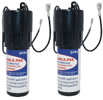#ad SPP5 Hard Start Super Boost HVAC Relay and Start Capacitor Pack Of 2 $16.11