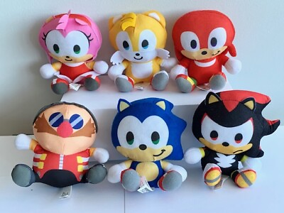 #ad Sonic the Hedgehog Plush Tails Knuckles Shadow Amy 6quot; Stuffed SEGA Licensed Toy $9.89
