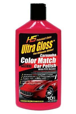 HS Red Car Polish Liquid Wax Long Lasting Protection Boat RV#x27;s Wax 10 oz. #ad $13.75