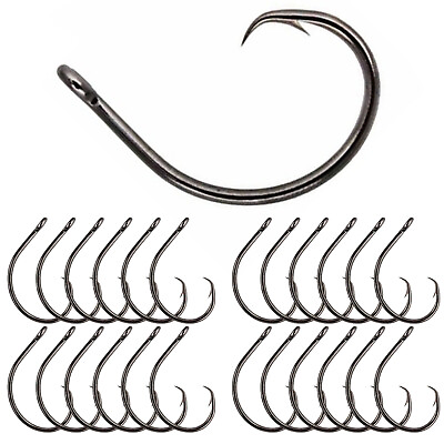 #ad Reaction Tackle Circle Hooks Ultra Sharp In Line 25 Pack $8.99