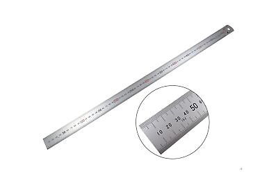 #ad Shinwa H101 E 600 mm Rigidquot;Zero Glarequot; Metric Machinist Ruler Rule Scale .5 m... $51.85