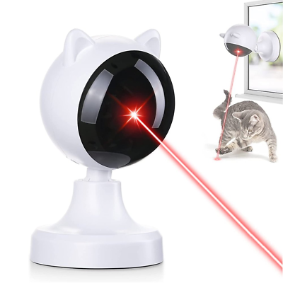 #ad Automatic Cat Laser Toys Interactive Laser Cat Toys for Indoor Cats Kitty Dogs $45.99