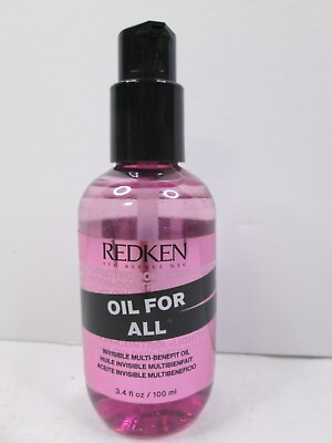New Redken Oil For All 3.4 Oz 100 mL Full Size Hair Multi Benefit Invisible $19.95