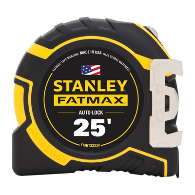 #ad NEW STANLEY FATMAX High Quality 25 Ft. X 1 1 4 In. Auto Lock Tape Measure $35.24