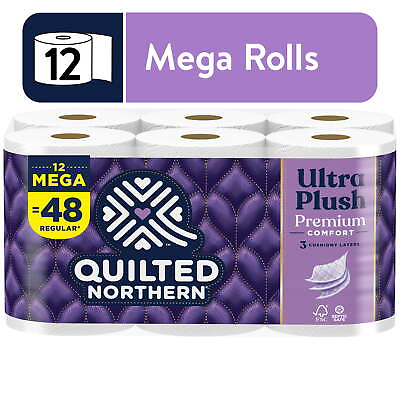 #ad #ad Quilted Northern Ultra Plush Toilet Paper 12 Mega Rolls $12.48