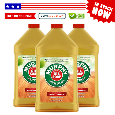 #ad Murphy Original Oil Soap Wood Cleaner 32 Fluid ounce Pack of 3 $11.99