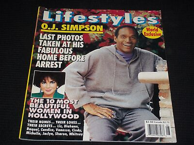 #ad 1992 LIFESTYLES MAGAZINE O.J. SIMPSON COVER L 12109 $26.79