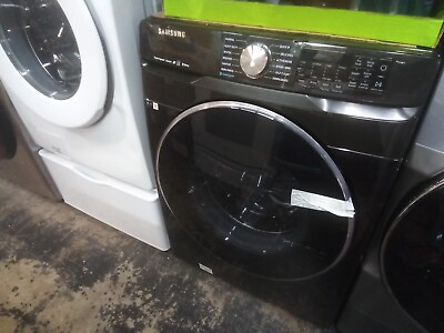 #ad Samsung Smart 4.5 cu ft High Efficiency Stackable Steam Cycle Front Load Washer $636.99
