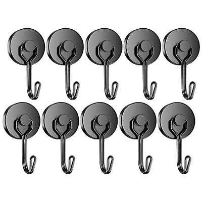 #ad Magnetic Hooks Heavy Duty Neodymium Magnet Hook Strong Swivel Swing Magnet Hooks $9.96