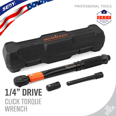 #ad 1 4quot; Drive Click Torque Wrench Snap Socket Ratcheting 20 200 IN LB 2.26 22.6N M $24.29
