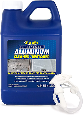 #ad #ad STAR BRITE Ultimate Aluminum Cleaner amp; Restorer Safely Clean Pontoon Boats $41.96