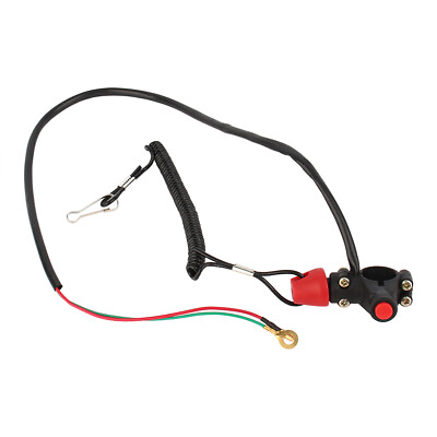 #ad 1x Engine Cord Lanyard Kill Stop Switch Safety Tether 12V CO For Motor ATV Boat $8.54